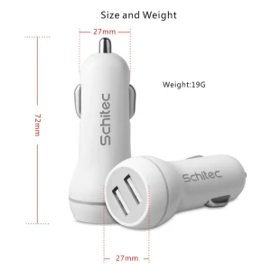 USB auto punjač s dva priključka