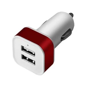 5v 2.1A metalni visokokvalitetni USB punjač za automobile s dva priključka