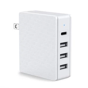 Sklopivi PD+3.1A brzo punjenje s 4 priključka USB zidni punjač