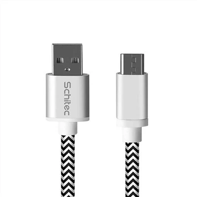 Visokokvalitetni metalni najlonski pleteni mikro USB kabel za podatke i punjenje